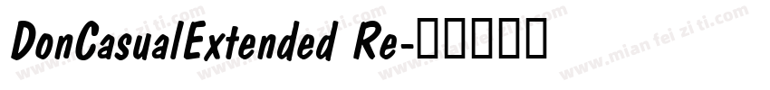 DonCasualExtended Re字体转换